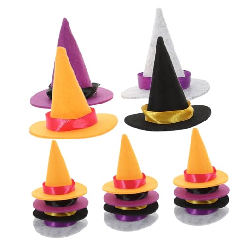 BESPORTBLE 20Stücke Mini Hexenhüte für Puppen und Dekorative Halloween Kopfbedeckungen für DIY Kostüme und Festtagsdekorationen BESPORTBLE 20Stücke Mini Hexenhüte für Puppen und Dekorative Halloween Kopfbedeckungen für DIY Kostüme und Festtagsdekorationen von BESPORTBLE