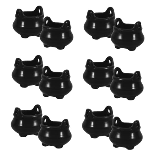 BESPORTBLE 20Stücke Mini Kessel Deko Für Halloween Miniaturen Puppenhaus Dekoration Halloween Ornamente Ihre Halloween Party Deko von BESPORTBLE