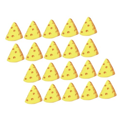 BESPORTBLE 20Stücke Modelle Realistische Künstliche Käsefigurinen Für Puppenhaus Zubehör Und Miniküchen Dekoration DIY Mini Food Spiele Und Sammlungen von BESPORTBLE