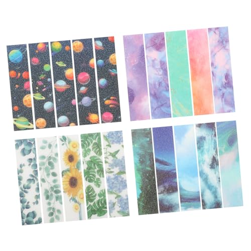 BESPORTBLE 20 Stück Selbstklebende Sensorische Aufkleber für Stressabbau Beruhigende Druckstreifen für Erwachsene Tragbare Texturierte Fidget Streifen für Handy Schreibtisch BESPORTBLE 20 Stück Selbstklebende Sensorische Aufkleber für Stressabbau Beruhigende Druckstreifen für Erwachsene Tragbare Texturierte Fidget Streifen für Handy Schreibtisch von BESPORTBLE