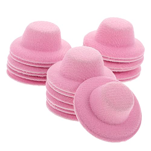 BESPORTBLE 20Stücke Stoffhüte Kleine Hüte Für Puppen Dekoration Und Bastelprojekte Perfektes Zubehör Für Miniaturhäuser Und Puppenoutfits von BESPORTBLE