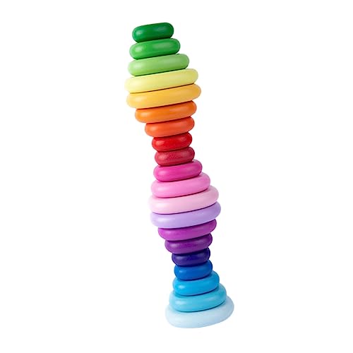 BESPORTBLE 20Stücke Teiliges Holzspielzeug Stapelsteine für Montessori Lernspielzeug Kreativität und Konzentration für Gemeinsames und Frühkindliche Bildung BESPORTBLE 20Stücke Teiliges Holzspielzeug Stapelsteine für Montessori Lernspielzeug Kreativität und Konzentration für Gemeinsames und Frühkindliche Bildung von BESPORTBLE