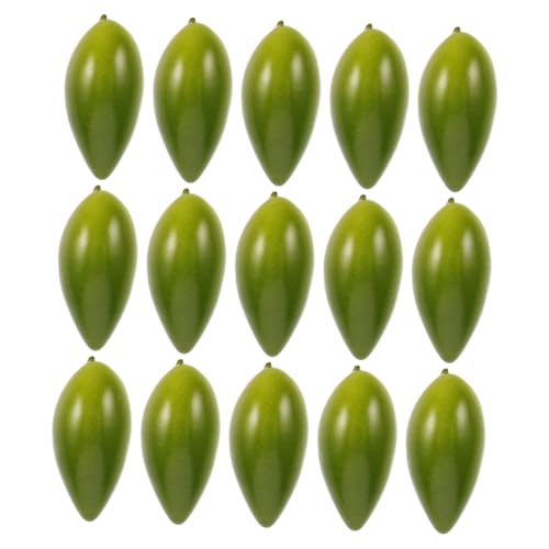 BESPORTBLE 20pcs Realistische Gefälschte Olivsimulation Lebensee Dekorative Oliven Party Kleines Obstdekoration Künstliches Obstmodell Für Restaurantküche von BESPORTBLE