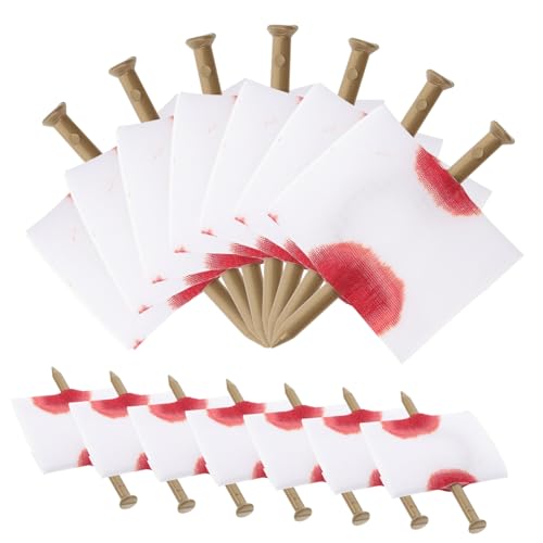 BESPORTBLE 22 Teiliges Halloween Nagel durch Finger Kunstblut Gruselige Requisiten für Party und Streiche Leichte Dekoration für Halloween Fotoaufnahmen und Horror Spaß BESPORTBLE 22 Teiliges Halloween Nagel durch Finger Kunstblut Gruselige Requisiten für Party und Streiche Leichte Dekoration für Halloween Fotoaufnahmen und Horror Spaß von BESPORTBLE