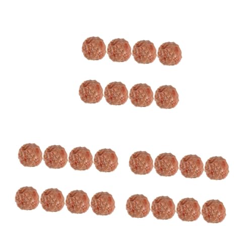 BESPORTBLE 24 . Teiliges Fleischbällchen Realistische Simulation Lebensnah Haltbar für Restaurant Hotel Deko Fotografie Requisiten Küchenmodell BESPORTBLE 24 . Teiliges Fleischbällchen Realistische Simulation Lebensnah Haltbar für Restaurant Hotel Deko Fotografie Requisiten Küchenmodell von BESPORTBLE