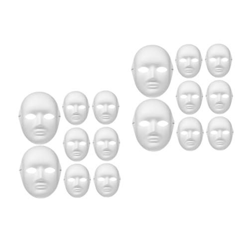 BESPORTBLE 24 Stck. Teiliges Damen Vollgesichts Papiermaske Weiß zum Selbstbemalen Halloween DIY Kostüm Maske für Erwachsene Hip Hop Tanz Maskenball Karneval und Kostümparty Zubehör BESPORTBLE 24 Stck. Teiliges Damen Vollgesichts Papiermaske Weiß zum Selbstbemalen Halloween DIY Kostüm Maske für Erwachsene Hip Hop Tanz Maskenball Karneval und Kostümparty Zubehör von BESPORTBLE