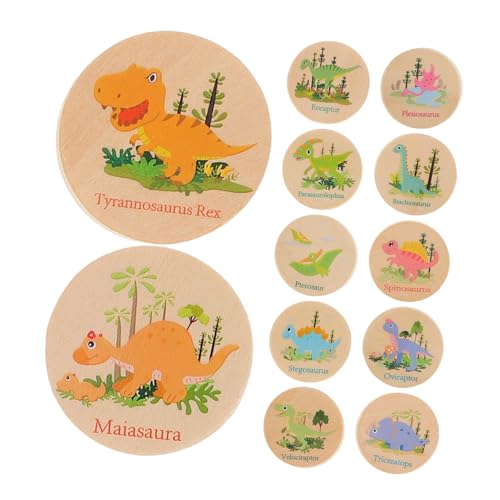 BESPORTBLE 24 Stück Dinosaurier Gedächtnis Matching Spiel für Teiliges Holzspielzeug für Frühe Bildung Fördert Gedächtnis Beobachtung und Kognitive Fähigkeiten im Vorschulalter BESPORTBLE 24 Stück Dinosaurier Gedächtnis Matching Spiel für Teiliges Holzspielzeug für Frühe Bildung Fördert Gedächtnis Beobachtung und Kognitive Fähigkeiten im Vorschulalter von BESPORTBLE