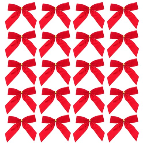 BESPORTBLE 24 Stück Mini-Weihnachtsschleifen Für Baumkranz Geschenkverpackungen Basteln Party Heimdekoration Rote Schleifen Für Mädchenhaar Weihnachtsdekoration BESPORTBLE 24 Stück Mini-Weihnachtsschleifen Für Baumkranz Geschenkverpackungen Basteln Party Heimdekoration Rote Schleifen Für Mädchenhaar Weihnachtsdekoration von BESPORTBLE