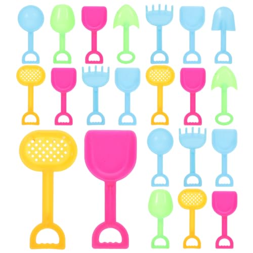 BESPORTBLE 24 Stück Miniatur Strand Schaufel Deko Mikro Landschaftszubehör für Sommer Szenen Vivid Chic Mini Strandspielzeug Kreative Miniatur Ornamente für DIY Projekte von BESPORTBLE