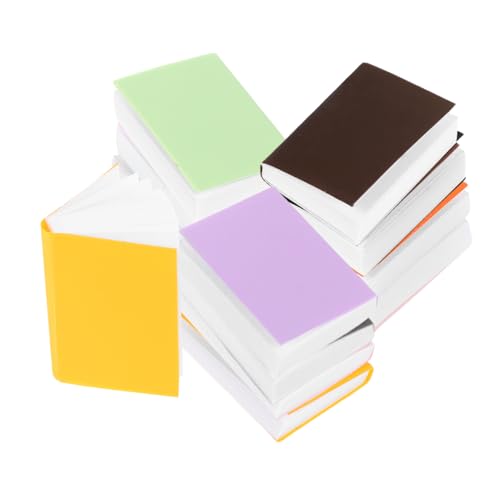 BESPORTBLE 24 Stück Miniaturbücher für Puppenhausdekoration Teiliges Set Kreatives Spiel und Schlafzimmerzubehör für DIY Projekte und Fantasievolle Geschichten von BESPORTBLE