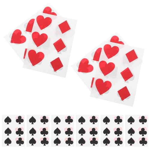 BESPORTBLE 24 Stück Spielkarten Becher Aufkleber Ästhetisch Vintage Design Party Dekorationen für Geburtstag Hochzeit und Familienfeiern BESPORTBLE 24 Stück Spielkarten Becher Aufkleber Ästhetisch Vintage Design Party Dekorationen für Geburtstag Hochzeit und Familienfeiern von BESPORTBLE