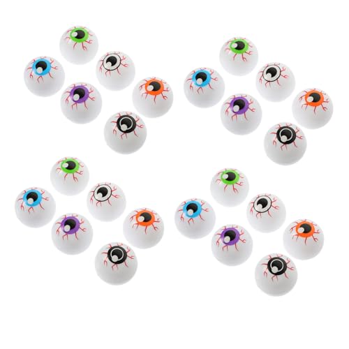 BESPORTBLE 24 Stück Teiliges Halloween Bunte Hohle Springende Augen Gruselige Partydeko für Halloween Party und Themenveranstaltungen von BESPORTBLE
