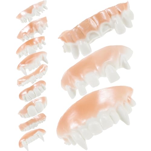 BESPORTBLE 24 Stück Teiliges Halloween Kostümzubehör Gruselige Fake Zähne für Zombie Kostüme Lustige Party Dentures für Halloween Horror Events und Cosplay BESPORTBLE 24 Stück Teiliges Halloween Kostümzubehör Gruselige Fake Zähne für Zombie Kostüme Lustige Party Dentures für Halloween Horror Events und Cosplay von BESPORTBLE