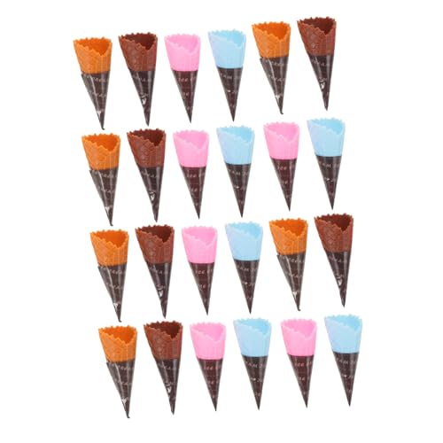 BESPORTBLE 24 Stück Teiliges Realistische Eistüten Deko Leichte Künstliche Dessertspielzeuge für Detailgetreue Simulation als Partydeko Fotorequisite und Kaufladenzubehör BESPORTBLE 24 Stück Teiliges Realistische Eistüten Deko Leichte Künstliche Dessertspielzeuge für Detailgetreue Simulation als Partydeko Fotorequisite und Kaufladenzubehör von BESPORTBLE