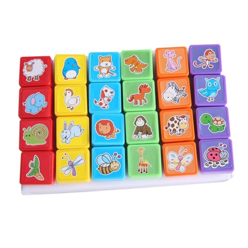 BESPORTBLE 24 Stück Teiliges Stempelset Tiere Selbstfärbende Tierstempel aus Ungiftigem Material Kreative Spielzeugstempel für Jungen und Mädchen Lebendige Motive Langlebig und Geruchsfrei BESPORTBLE 24 Stück Teiliges Stempelset Tiere Selbstfärbende Tierstempel aus Ungiftigem Material Kreative Spielzeugstempel für Jungen und Mädchen Lebendige Motive Langlebig und Geruchsfrei von BESPORTBLE