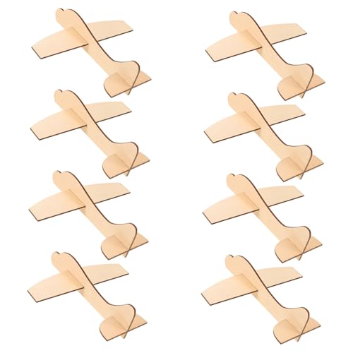BESPORTBLE 24 Stück Teiliges Unbemalter Holzflugzeuge zum Basteln Kleine DIY Segelflugzeuge aus Naturbelassenem Holz als Kreatives Malspielzeug für Kindergarten zum Bemalen und Verzieren BESPORTBLE 24 Stück Teiliges Unbemalter Holzflugzeuge zum Basteln Kleine DIY Segelflugzeuge aus Naturbelassenem Holz als Kreatives Malspielzeug für Kindergarten zum Bemalen und Verzieren von BESPORTBLE