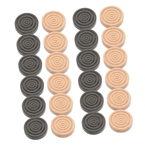 BESPORTBLE 24 Stück Teiliges aus Holz Schachfiguren Runde Gewindete Spielsteine für Dame und Schachspiele Zubehörteile für Brettspiele Robust und Langlebig BESPORTBLE 24 Stück Teiliges aus Holz Schachfiguren Runde Gewindete Spielsteine für Dame und Schachspiele Zubehörteile für Brettspiele Robust und Langlebig von BESPORTBLE