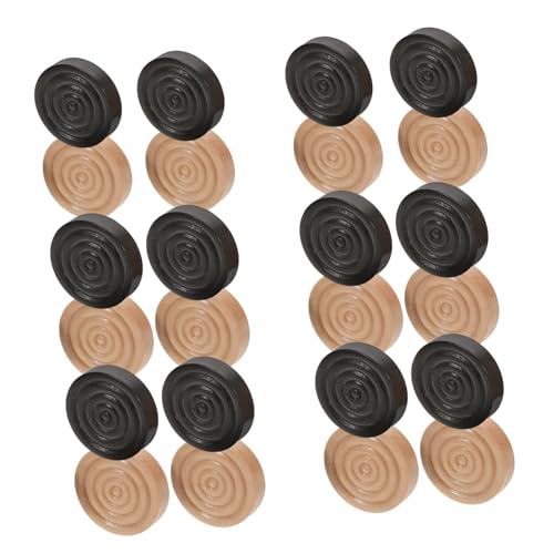 BESPORTBLE 24 Stück Teiliges aus Holz Schachfiguren mit Rundem Gewinde Schach und Dame Spielzubehör für Brettspiele Kompatibel mit Schach und Große Holzfiguren BESPORTBLE 24 Stück Teiliges aus Holz Schachfiguren mit Rundem Gewinde Schach und Dame Spielzubehör für Brettspiele Kompatibel mit Schach und Große Holzfiguren von BESPORTBLE