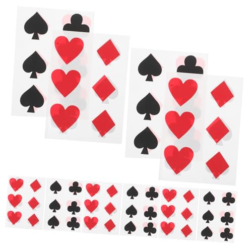 BESPORTBLE 24 Stück wasserdichte Poker Themenaufkleber für Partydekorationen Vielseitige und Sichere Stickers für Geburtstagsfeiern Hochzeiten und Familienfeiern Einfach Anzubringen für BESPORTBLE 24 Stück wasserdichte Poker Themenaufkleber für Partydekorationen Vielseitige und Sichere Stickers für Geburtstagsfeiern Hochzeiten und Familienfeiern Einfach Anzubringen für von BESPORTBLE