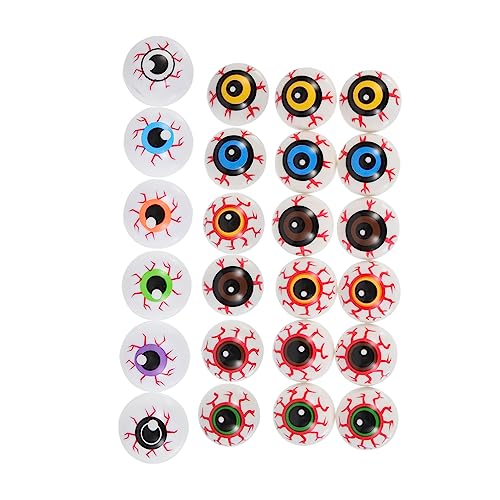 BESPORTBLE 24Stücke Halloween Gruselige Plastik Augen Für Halloween Party Dekoration Requisiten Für Schaurige Streiche Und Schockierende Effekte BESPORTBLE 24Stücke Halloween Gruselige Plastik Augen Für Halloween Party Dekoration Requisiten Für Schaurige Streiche Und Schockierende Effekte von BESPORTBLE