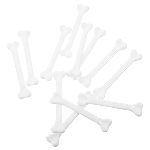BESPORTBLE 24Stücke Halloween Knochen Aus Skelett Dekorationen Für Halloween Requisiten Für DIY Projekte Weiße Skelettknochen von BESPORTBLE