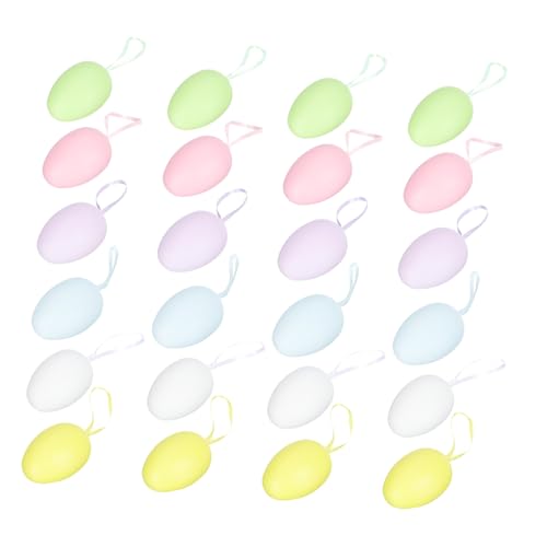 BESPORTBLE 24Stücke Handgemalte Ostern Eier Dekoration Kreative Hängende Eier Anhänger DIY Ostern Bastelset Für Festtagsdekoration Für Ostern Und Party Deko BESPORTBLE 24Stücke Handgemalte Ostern Eier Dekoration Kreative Hängende Eier Anhänger DIY Ostern Bastelset Für Festtagsdekoration Für Ostern Und Party Deko von BESPORTBLE