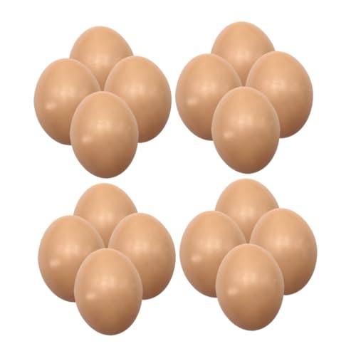 BESPORTBLE 24Stücke Leere DIY Ostereier aus Robustem Material Künstliche Eier für Kreative Dekoration Bemalbare und Befüllbare Eier für Bastelprojekte und von BESPORTBLE