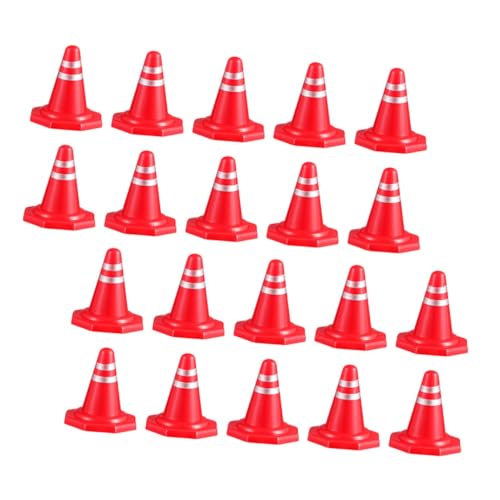 BESPORTBLE 24Stücke Mini Verkehrskegel Spielzeugset Rote Straßenverkehrsmarkierungen für Spielteppiche und Verkehrsszenen Geburtstagsgeschenk für Kleine Verkehrspolizisten BESPORTBLE 24Stücke Mini Verkehrskegel Spielzeugset Rote Straßenverkehrsmarkierungen für Spielteppiche und Verkehrsszenen Geburtstagsgeschenk für Kleine Verkehrspolizisten von BESPORTBLE