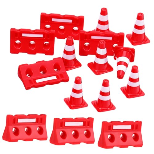 BESPORTBLE 24Stücke Mini Verkehrszeichen Und Verkehrskegel Für Baustellen Und Straßenverkehr Für Kreatives Mit Baufahrzeugen Und Verkehrsszenarien BESPORTBLE 24Stücke Mini Verkehrszeichen Und Verkehrskegel Für Baustellen Und Straßenverkehr Für Kreatives Mit Baufahrzeugen Und Verkehrsszenarien von BESPORTBLE
