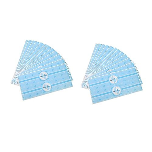 BESPORTBLE 24Stücke Wasserflaschenetiketten Geschlecht Enthüllen Aufkleber für Babyparty Passend für Standard Wasserflaschen Einfach zu Verwenden für Feierlichkeiten von BESPORTBLE