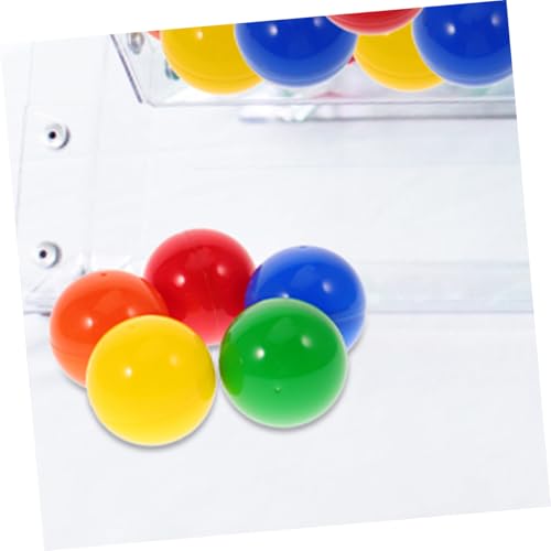 BESPORTBLE 25stücke Bunte Lotteriebälle Öffnendem Design Nachfüllbare Spiel-tombola-bälle Kleine Lottokugeln Aus Kunststoff Für Party-Spiele von BESPORTBLE
