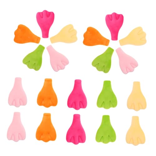 BESPORTBLE 25 Stück Teiliges DIY Enten Pfoten Kit für Basteln von Süßen Tieraccessoires und Weichen Stofftieren zum Erstellen Eigener Plüschtiere von BESPORTBLE