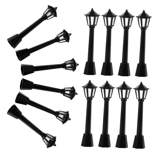 BESPORTBLE 25 Stück Teiliges Miniatur Straßenlaternenmodell aus Kunststoff Dekorative Mikro Landschaftslampe für Puppenhaus und Garten Realistisches DIY Zubehör für Mini Haus Szene BESPORTBLE 25 Stück Teiliges Miniatur Straßenlaternenmodell aus Kunststoff Dekorative Mikro Landschaftslampe für Puppenhaus und Garten Realistisches DIY Zubehör für Mini Haus Szene von BESPORTBLE