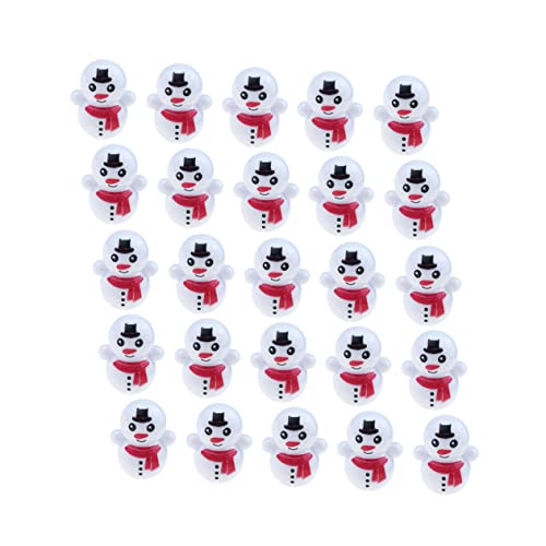 BESPORTBLE 25 Stück Teiliges Niedliche Schneemann Wackelfiguren aus Sicherem Material Kreative Tischdeko und Lernspielzeug für Hand Auge Koordination und Fantasieentwicklung von BESPORTBLE