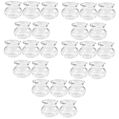 BESPORTBLE 25 Teiliges Mini Fischtank Dekorative Miniatur Aquarien für Puppenhaus Langlebige Transparente Mini Fischschalen für DIY Szenen und Spielzubehör BESPORTBLE 25 Teiliges Mini Fischtank Dekorative Miniatur Aquarien für Puppenhaus Langlebige Transparente Mini Fischschalen für DIY Szenen und Spielzubehör von BESPORTBLE