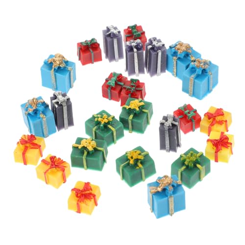 BESPORTBLE 25Stücke Miniatur Geschenkboxen aus Kunstharz Weihnachtsdeko für Puppenhäuser Mikro Landschaften Kreative Verzierungen für Festliche Anlässe BESPORTBLE 25Stücke Miniatur Geschenkboxen aus Kunstharz Weihnachtsdeko für Puppenhäuser Mikro Landschaften Kreative Verzierungen für Festliche Anlässe von BESPORTBLE