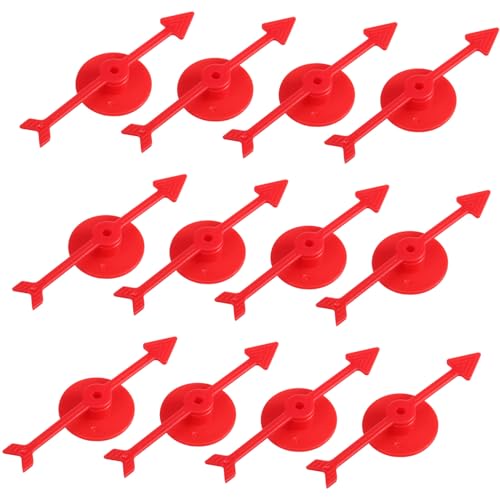 BESPORTBLE 25Stücke Rotierende Pfeile für Brettspiele Sicheres Langlebiges Zubehör für Spannende Spielrunden für Gruppenaktivitäten und Fidget Spielzeuge von BESPORTBLE