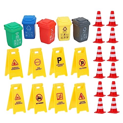 BESPORTBLE 25Stücke Straßenschilder Für Verkehrszeichen Roten Verkehrshütchen Und Englischen Mülltonnen Kreative Rollenspiele Und Verkehrserziehung BESPORTBLE 25Stücke Straßenschilder Für Verkehrszeichen Roten Verkehrshütchen Und Englischen Mülltonnen Kreative Rollenspiele Und Verkehrserziehung von BESPORTBLE