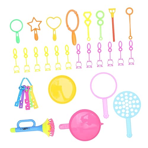 BESPORTBLE 26Stücke Teiliges Bubble Stick Für Spaßspielzeug Für Seifenblasen Für Outdoor Aktivitäten Am Strand Und Partys Praktischen Tabletts Für Bubble Wasser von BESPORTBLE