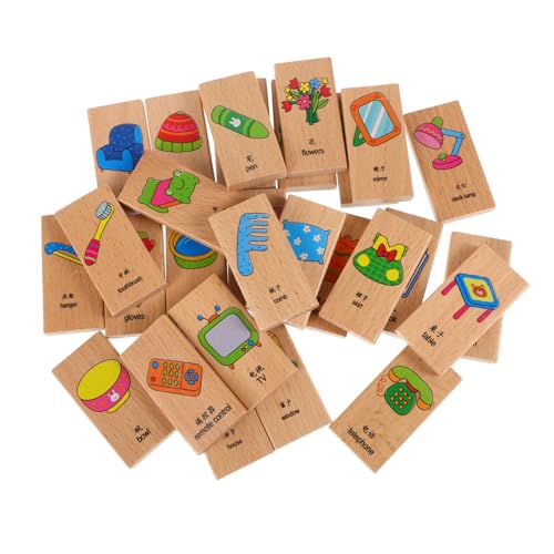 BESPORTBLE 28 Stück Teiliges Holz Domino Set für Montessori Lernspielzeug Holzpuzzle Motorikspielzeug für Vorschulkinder mit Chinesischen Idiomen Spielspaß Hand Auge Koordination BESPORTBLE 28 Stück Teiliges Holz Domino Set für Montessori Lernspielzeug Holzpuzzle Motorikspielzeug für Vorschulkinder mit Chinesischen Idiomen Spielspaß Hand Auge Koordination von BESPORTBLE
