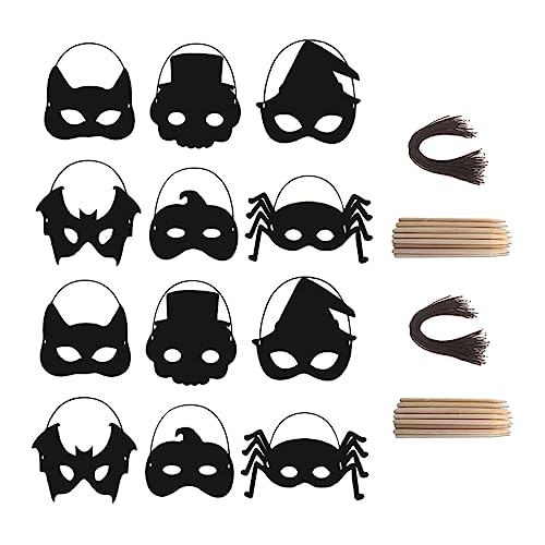BESPORTBLE 28Stücke Halloween Kratzmasken DIY Bastelzubehör für Kreative Halloween Partys Geburtstagsfeiern und Schulveranstaltungen BESPORTBLE 28Stücke Halloween Kratzmasken DIY Bastelzubehör für Kreative Halloween Partys Geburtstagsfeiern und Schulveranstaltungen von BESPORTBLE
