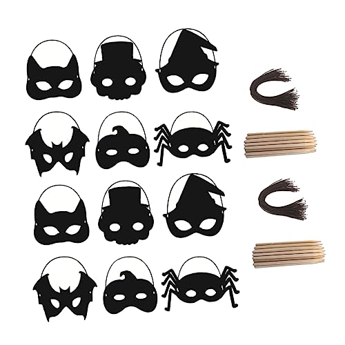 BESPORTBLE 28Stücke Teiliges Regenbogen Kratzpapiermasken für Halloween Kreatives Bastelset für Erwachsene Partys und Gemeinsame Aktivitäten BESPORTBLE 28Stücke Teiliges Regenbogen Kratzpapiermasken für Halloween Kreatives Bastelset für Erwachsene Partys und Gemeinsame Aktivitäten von BESPORTBLE