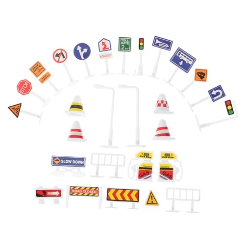 BESPORTBLE 28Stücke Teiliges Verkehrszeichen Set für Straßenschilder Spielampeln Pädagogisches für Frühe Bildung für Kindergarten und Verkehrserziehung BESPORTBLE 28Stücke Teiliges Verkehrszeichen Set für Straßenschilder Spielampeln Pädagogisches für Frühe Bildung für Kindergarten und Verkehrserziehung von BESPORTBLE