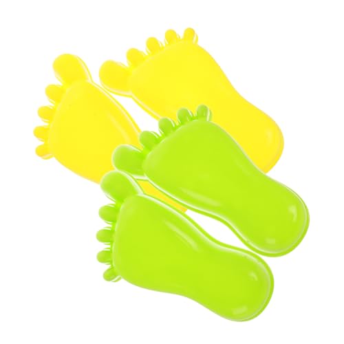 BESPORTBLE 2paare Fußabdruck Sandspielzeuge Kreative Kunststoff Sandformen Für Junge Mädchen Gelber Und Grüner Fußabdrücke Strandspielzeug Für Kleinkinder Im Freien BESPORTBLE 2paare Fußabdruck Sandspielzeuge Kreative Kunststoff Sandformen Für Junge Mädchen Gelber Und Grüner Fußabdrücke Strandspielzeug Für Kleinkinder Im Freien von BESPORTBLE