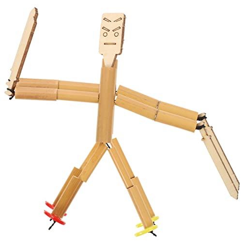 BESPORTBLE 2Sätze Bambus Puppenspielzeug Teiliges DIY Bastelspielzeug Für Kleinkinder Interaktive Handpuppen Für Eltern Junge Mädchen Spiele Fördert Freundschaft Und Hand Auge Koordination von BESPORTBLE