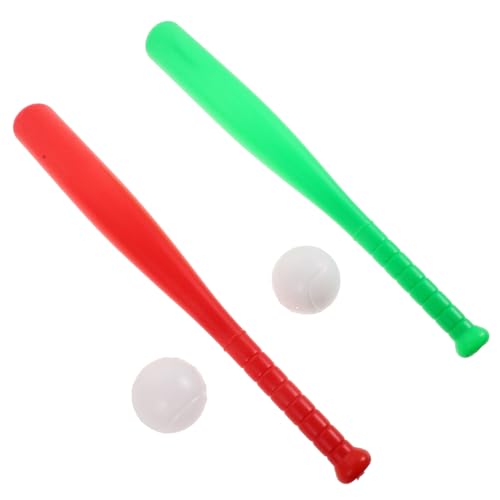 BESPORTBLE 2Sätze Baseballspielzeug Rote Und Grüne Baseballschläger Für Outdoor Training Für Jungen Und Ab Jahren von BESPORTBLE