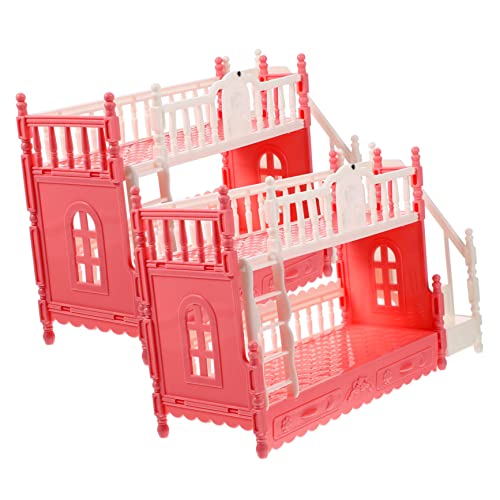BESPORTBLE 2Sätze Etagenbett Für Puppenhäuser Doppelstockbett Aus Spielzeugmöbel Für Kreatives Teiliges Zubehör Für Puppenhaus Dekoration BESPORTBLE 2Sätze Etagenbett Für Puppenhäuser Doppelstockbett Aus Spielzeugmöbel Für Kreatives Teiliges Zubehör Für Puppenhaus Dekoration von BESPORTBLE