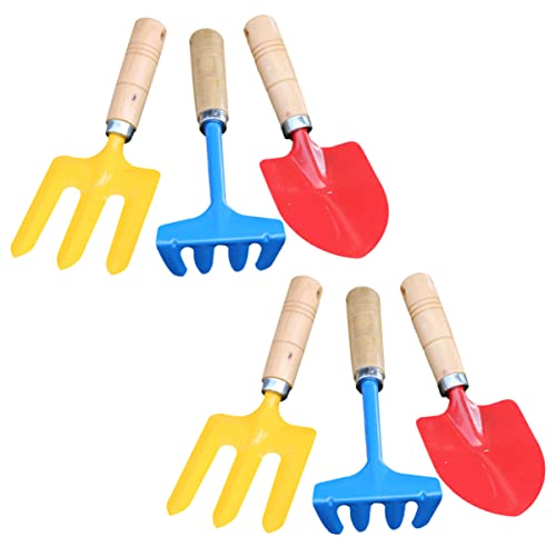 BESPORTBLE 2Sätze Gartenschaufeln Und Jäten Farbenfrohes Gartengerät Für Gartenwerkzeug Spielset Für Kleine Teilig von BESPORTBLE