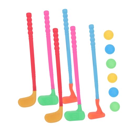 BESPORTBLE 2Sätze Golf Set Golf Und Bälle Für Außen Und Innenbereich Interaktives Sportspielzeug Zufällige Farben Für Jungen Und Teile von BESPORTBLE