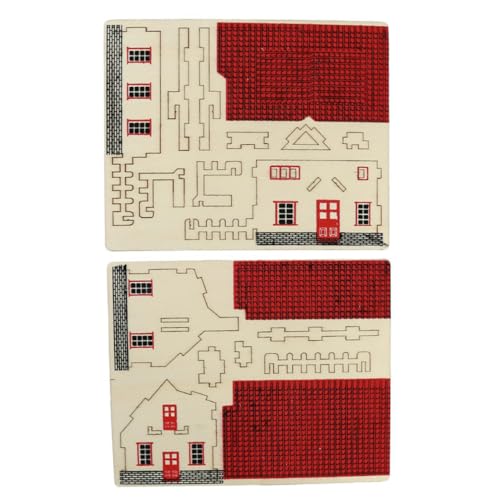 BESPORTBLE 2Sätze Holz Puzzle Hausmodelle DIY Montage Bastelset für Fördert Kreativität und Kognitive Fähigkeiten für Besondere Anlässe BESPORTBLE 2Sätze Holz Puzzle Hausmodelle DIY Montage Bastelset für Fördert Kreativität und Kognitive Fähigkeiten für Besondere Anlässe von BESPORTBLE